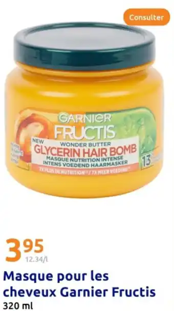 Action GARNIER FRUCTIS Masque pour les cheveux offre