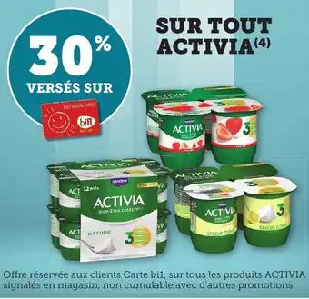 Bi1 Sur tout activia offre