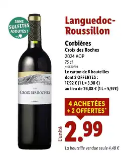 Lidl Corbières offre