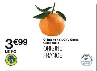 Monoprix Clémentine I.g.p. Corse offre