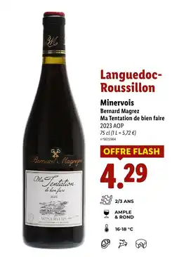 Lidl Languedoc- Roussillon Minervois offre