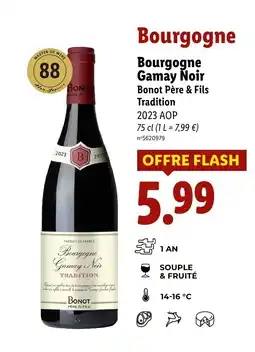 Lidl Bourgogne Gamay Noir offre