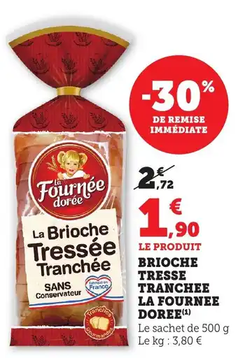 Bi1 Brioche tresse tranchee la fournee doree offre