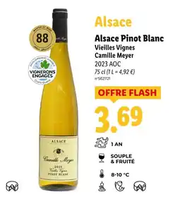 Lidl Alsace Pinot Blanc Vieilles Vignes offre