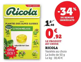 Bi1 Ricola offre