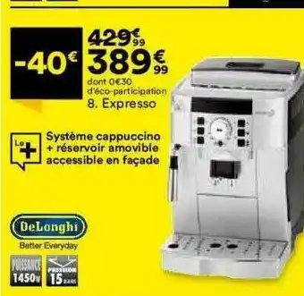 BUT Expresso DeLonghi offre