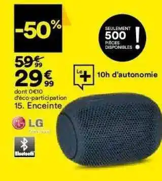 BUT Enceinte Lg offre