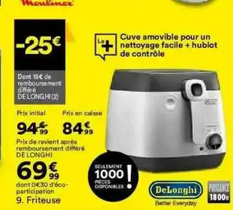 BUT Friteuse DeLonghi offre