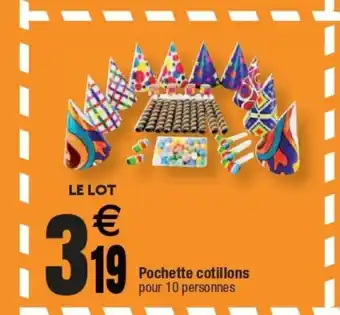 Pochette Cotillons