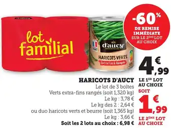 Bi1 Haricots d'aucy offre