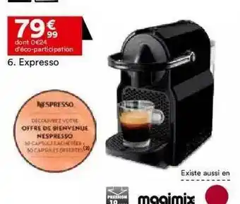 BUT Expresso Magimix offre