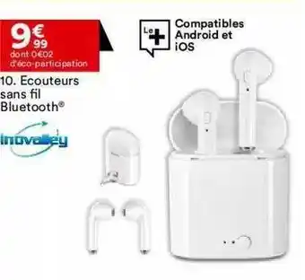 BUT écouteurs Sans Fil Bluetooth Inovalley offre