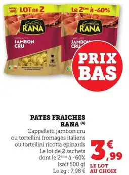 Bi1 Pates fraiches rana offre