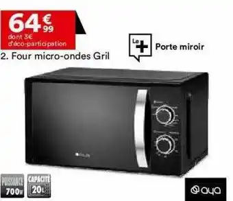 BUT Four Micro-ondes Gril Aya offre