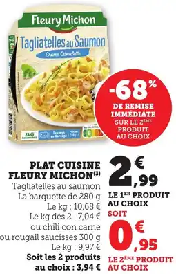 Bi1 Plat cuisine fleury michon offre