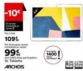 Tablette Archos