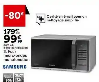 BUT Four Micro-ondes Monofonction Samsung offre