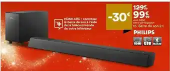 BUT Barre De Son 2.1 Philips offre