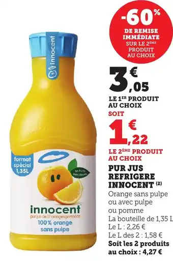 Bi1 Pur jus refrigere innocent offre