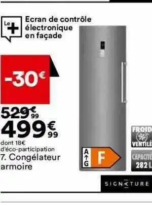 BUT Congélateur Armoire Signature offre