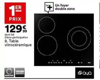 BUT Table Vitrocéramique Aya offre