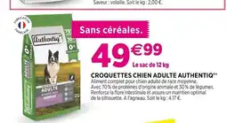 Delbard Authentiq Croquettes Chien Adulte offre