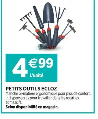 Jardineries du terroir ECLOZ Petits outils offre