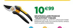 Jardineries du terroir FISKARS Sécateur à lame franche solid m p321 offre