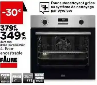 BUT Four Encastrable Faure offre