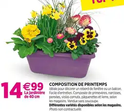 Delbard Composition de printemps offre