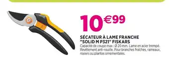 Delbard FISKARS Sécateur à lame franche solid m p321 offre