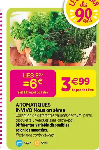 Delbard INVIVO NOUS ON SEME Aromatiques offre