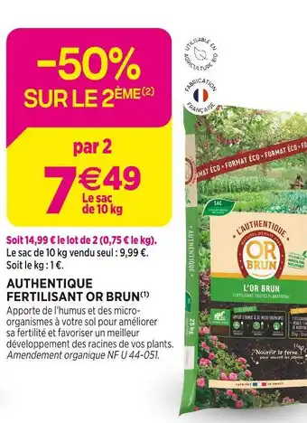 Delbard OR BRUN Authentique fertilisant offre