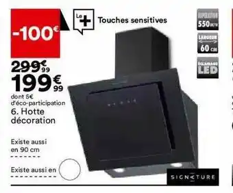 BUT Hotte Décoration Signature offre