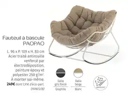 Maxi Bazar Fauteuil à bascule Paopao offre