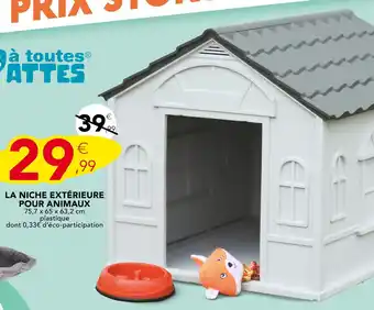 Stokomani La niche extérieure pour animaux offre