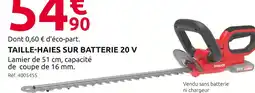 Mr Bricolage INVENTIV Taille-haies sur batterie 20 v offre