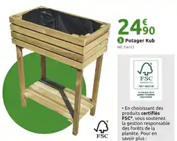 Mr Bricolage Potager Kub 30L offre