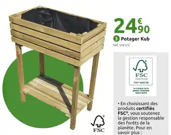 Mr Bricolage Potager Kub 30L offre