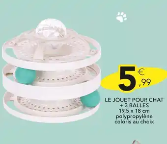 Stokomani Le jouet pour chat + 3 balles offre