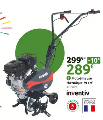 Mr Bricolage INVENTIV Motobineuse thermique offre