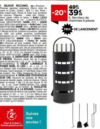 Serviteur De Cheminée 5 Pièces