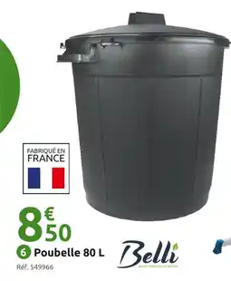 Mr Bricolage BELLI Poubelle 80 L offre