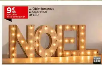 BUT Objet Lumineux à Poser Noël 41 Led offre