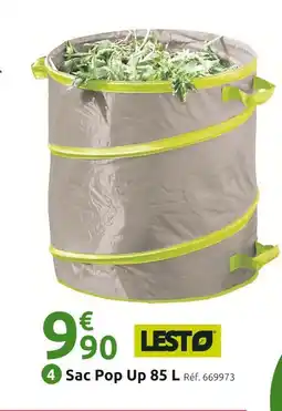 Mr Bricolage LESTO Sac pop up offre