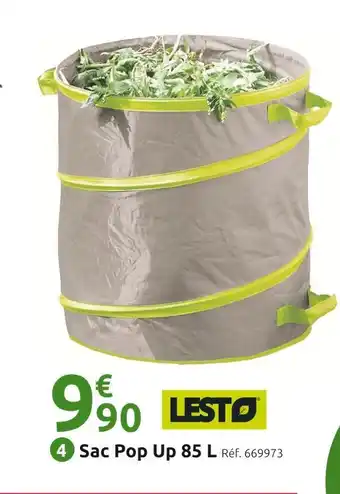 Mr Bricolage LESTO Sac pop up offre