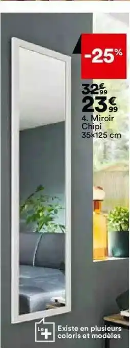 BUT Miroir Chipi 35 X 125 Cm offre