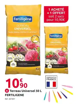 Mr Bricolage FERTILIGENE Terreau Universel 50 L offre