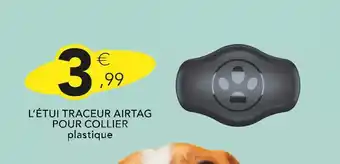 Stokomani L'étui traceur airtag pour collier offre