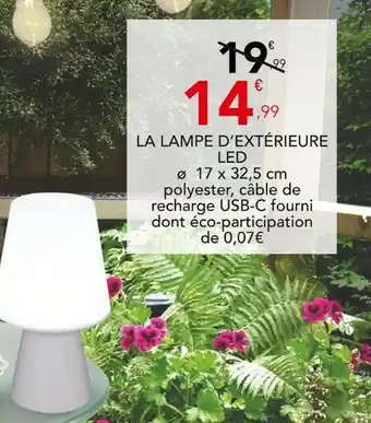 Stokomani La lampe d’extérieure led offre